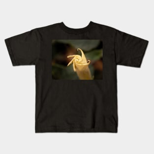 Sacred Datura Bud Unfurling Kids T-Shirt